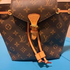 Designer inspired Brown Backpack